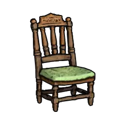 Luxurious Chair with Backrest