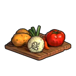 Vegetables on a Cutting Board