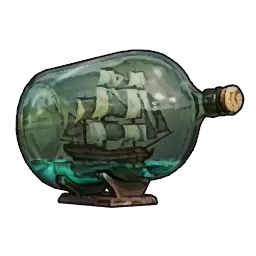 Frigate in a Bottle (Water)