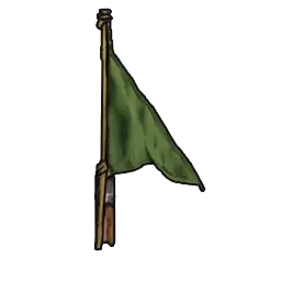 Fine Green Flagpole