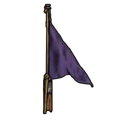 Fine Purple Flagpole