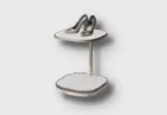 inZOI living room furniture - Marble Shoe Display Stand