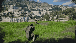 Elemental Turning Slash skill animation in Crimson Desert
