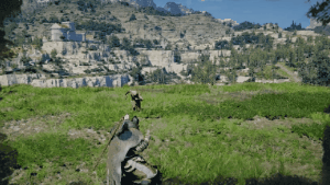 Flame Quake skill animation in Crimson Desert