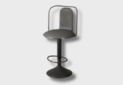 Simple Back Barstool