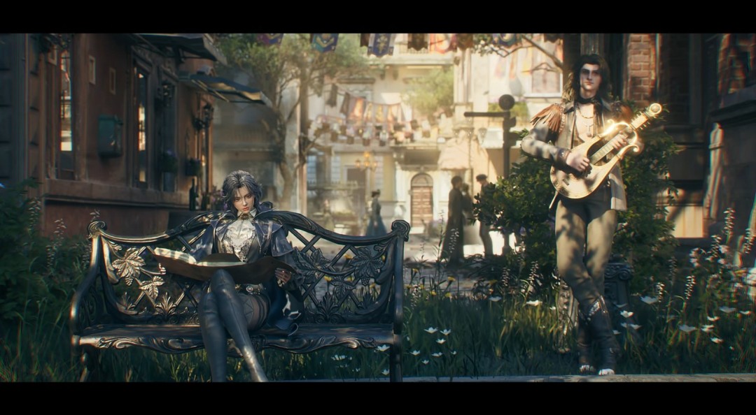 Tingen atmospheric scene with foggy occult Victorian setting