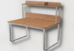 Extra Shelf Desk furniture item in inZOI