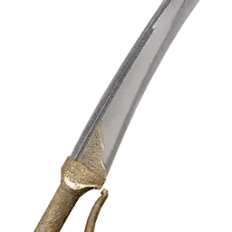 Alabaster Curved Sword