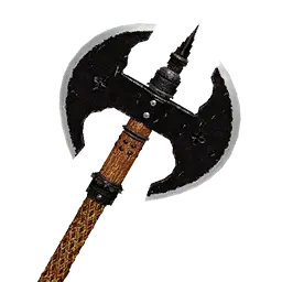 Leofric Double-Headed Axe weapon icon from Crimson Desert