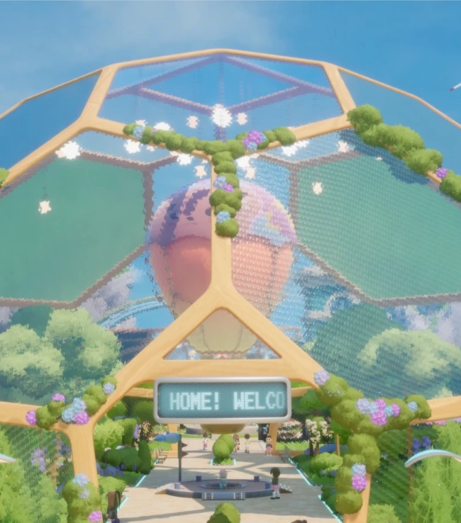 Loftia City scenery pictured for the April 2026 closed beta.