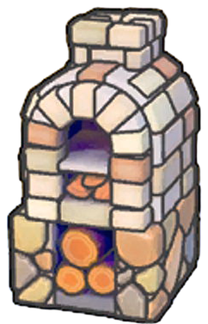 Bread Oven item from Pokemon Pokopia used for baking Bread recipes