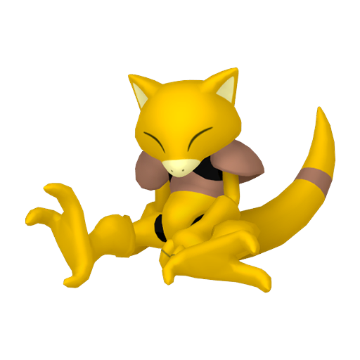 Abra sprite from Pokemon Pokopia showing the Psi Pokemon