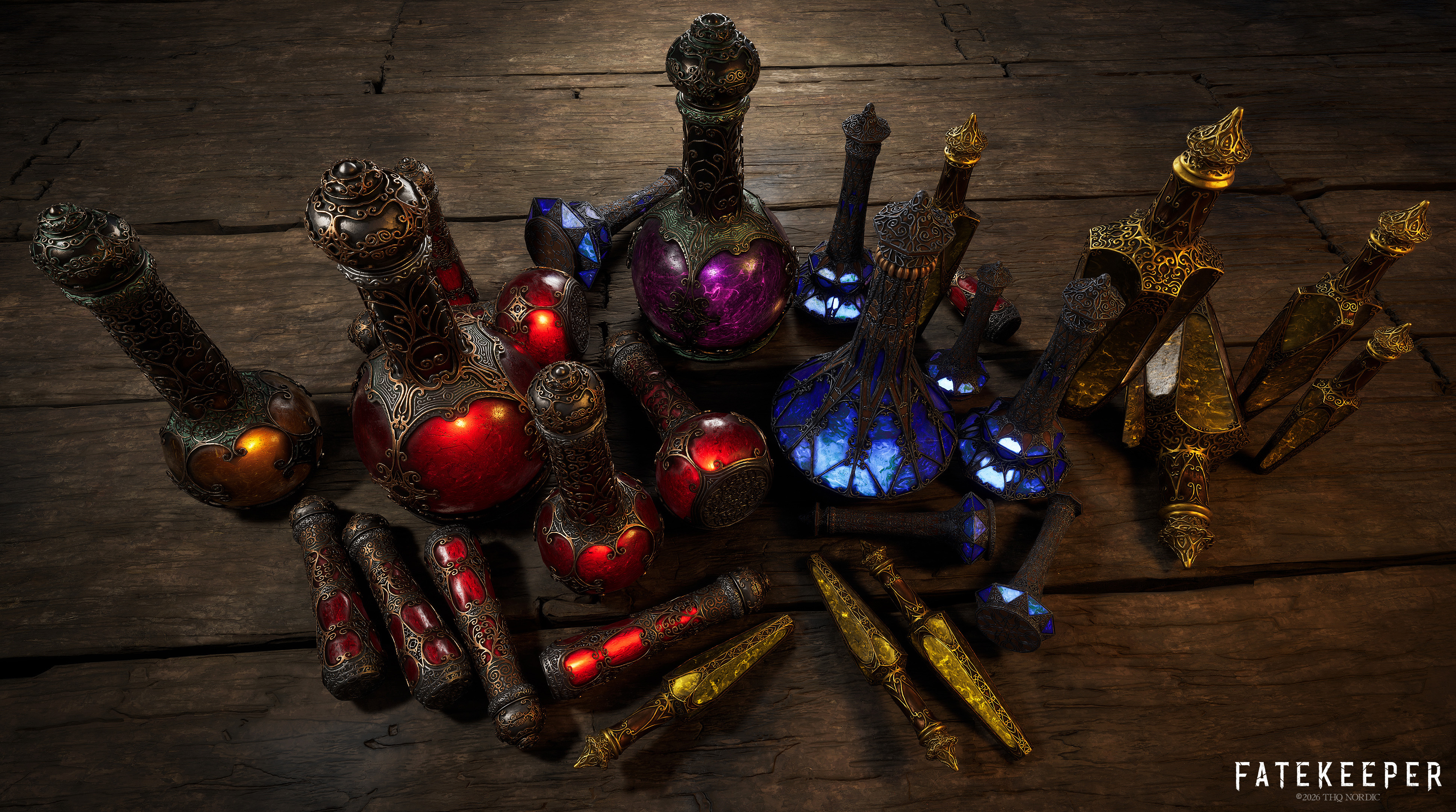 Preview of additional potions and vials in development for a future Fatekeeper update