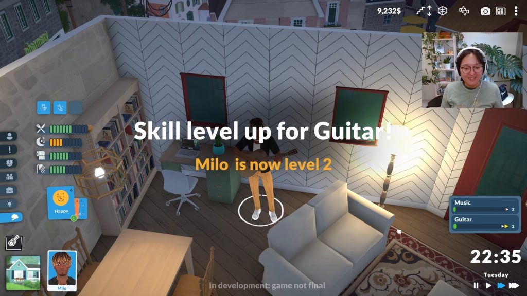 Paralives skill specialization interface showing progression paths and skill levels
