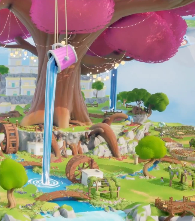 Hanging Gardens scenery pictured for the April 2026 closed beta.