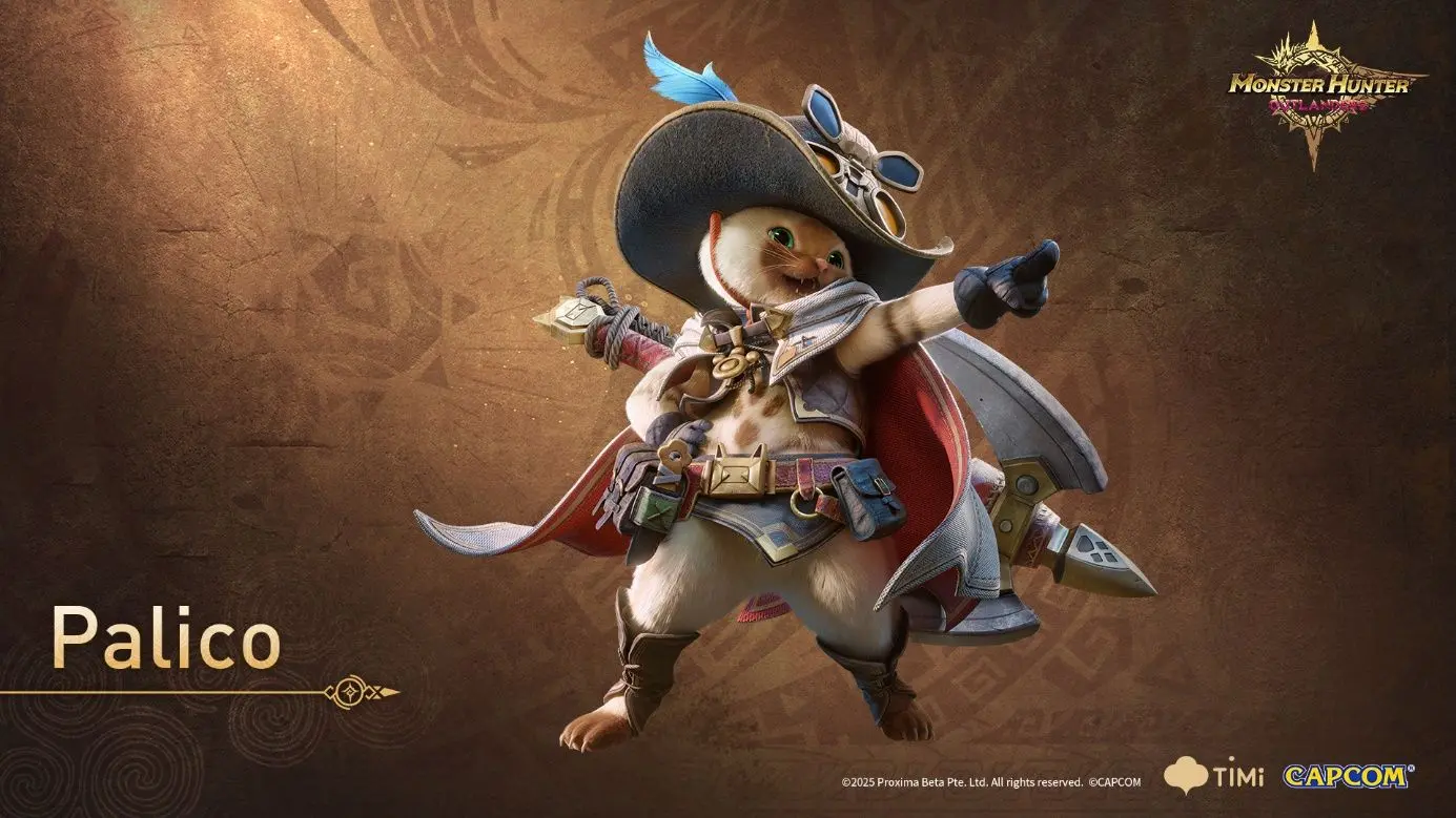 Official artwork of the Palico buddy