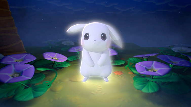 Interacting with Peakychu showing its friendly personality and special dialogue