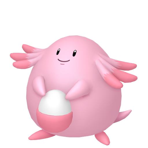 Chansey sprite from Pokemon Pokopia showing the Egg Pokemon