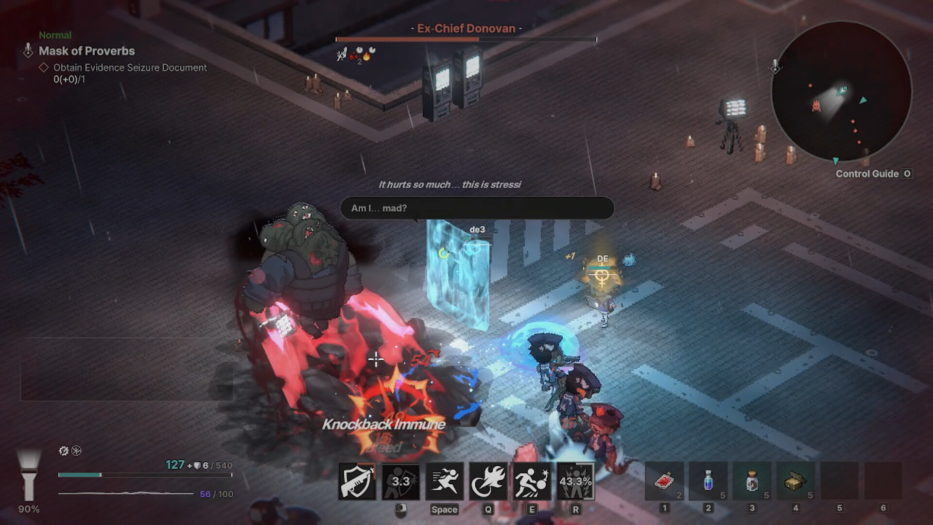 VOID DIVER combat against otherworldly threats