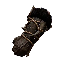 Black Bear Leather Gloves