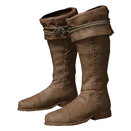 Flame Knight's Leather Boots