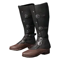 Grey Rhegis Leather Boots