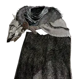 Grey Wolf Leather Cloak