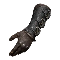 Grey Wolf Leather Gloves