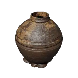 Brown Round Jar