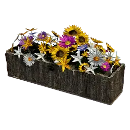 Dark Brown Gerbera Flower Pot
