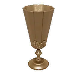 Decorative Brass Goblet
