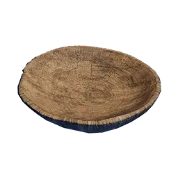 Deep Wooden Plate