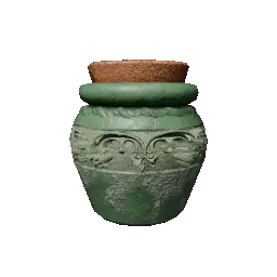 Green Jar-Shaped Water Bottle