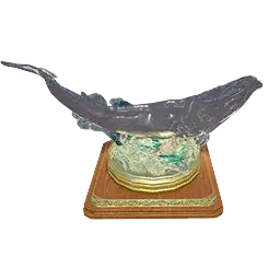 Humpback Whale Glass Art