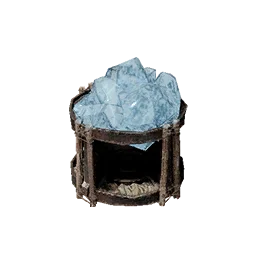 Icy White Crystal