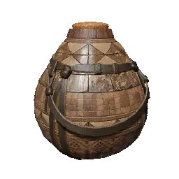 Leather Strap Gourd Bottle