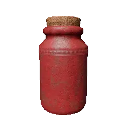 Long Crimson Water Bottle