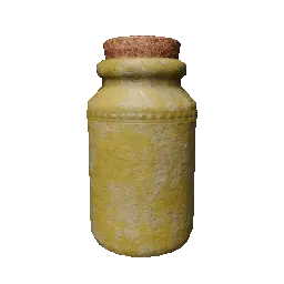 Long Yellow Water Bottle