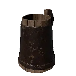 Old Wooden Beer Mug
