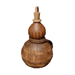 Plaid Gourd Bottle
