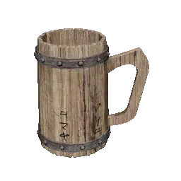 Plain Wooden Beer Mug