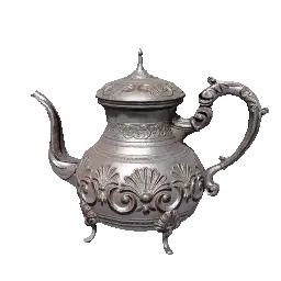 Silver-Decorated Water Bottle