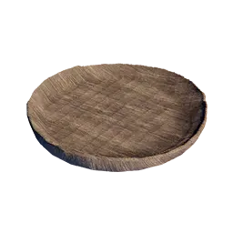 Sturdy Wooden Plate