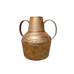Two-Handled Brass Container