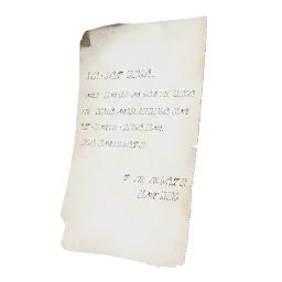 Provisioner's Shop Note