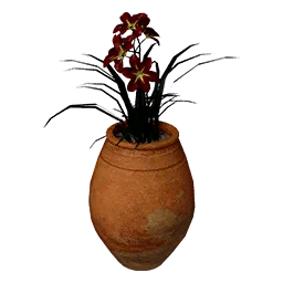 Red Flower Pot