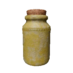 Long Yellow Water Bottle