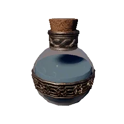 Round Blue Container