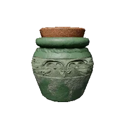 Green Jar-Shaped Water Bottle