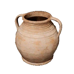 Worn Two-Handled Jar